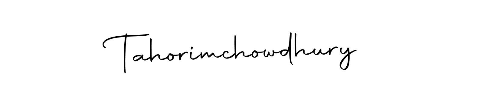 Make a beautiful signature design for name Tahorimchowdhury. Use this online signature maker to create a handwritten signature for free. Tahorimchowdhury signature style 10 images and pictures png