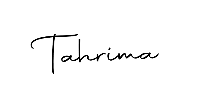 Make a beautiful signature design for name Tahrima. Use this online signature maker to create a handwritten signature for free. Tahrima signature style 10 images and pictures png