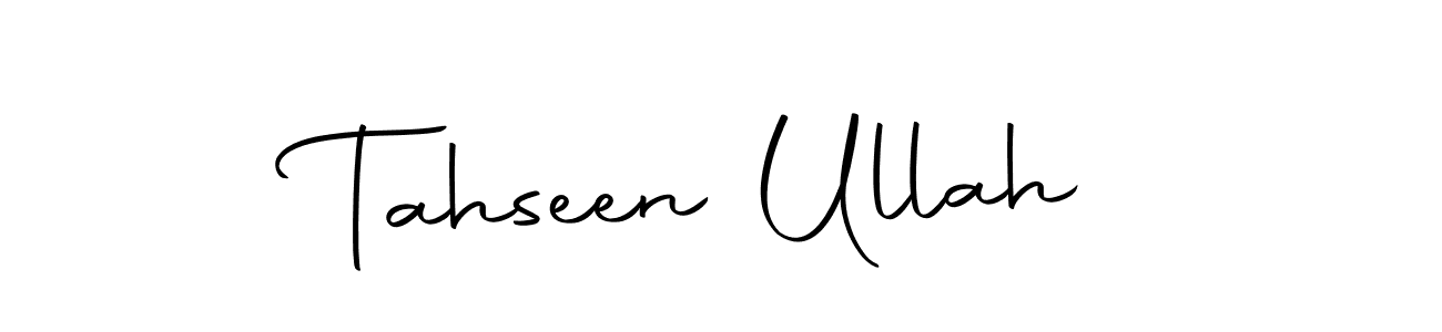 Make a beautiful signature design for name Tahseen Ullah. Use this online signature maker to create a handwritten signature for free. Tahseen Ullah signature style 10 images and pictures png