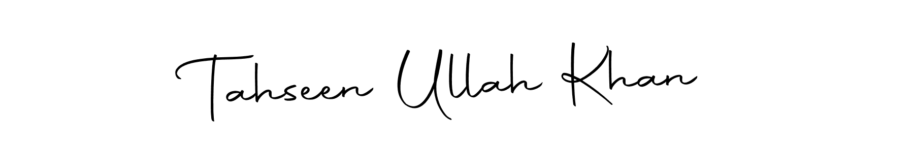 Autography-DOLnW is a professional signature style that is perfect for those who want to add a touch of class to their signature. It is also a great choice for those who want to make their signature more unique. Get Tahseen Ullah Khan name to fancy signature for free. Tahseen Ullah Khan signature style 10 images and pictures png