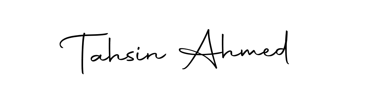 Make a beautiful signature design for name Tahsin Ahmed. With this signature (Autography-DOLnW) style, you can create a handwritten signature for free. Tahsin Ahmed signature style 10 images and pictures png