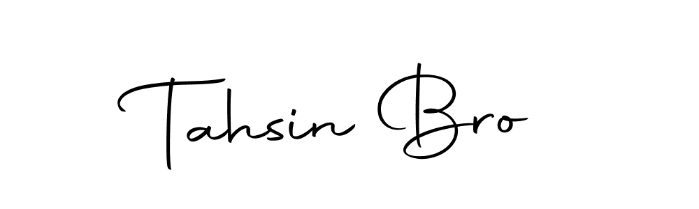 Use a signature maker to create a handwritten signature online. With this signature software, you can design (Autography-DOLnW) your own signature for name Tahsin Bro. Tahsin Bro signature style 10 images and pictures png