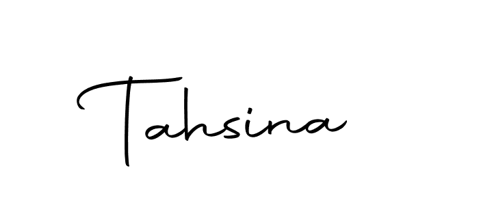 You should practise on your own different ways (Autography-DOLnW) to write your name (Tahsina) in signature. don't let someone else do it for you. Tahsina signature style 10 images and pictures png