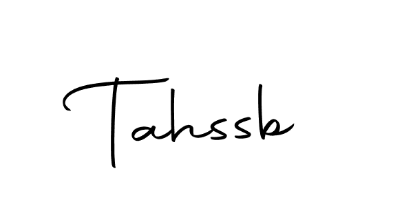 Design your own signature with our free online signature maker. With this signature software, you can create a handwritten (Autography-DOLnW) signature for name Tahssb. Tahssb signature style 10 images and pictures png