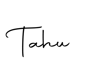 You can use this online signature creator to create a handwritten signature for the name Tahu. This is the best online autograph maker. Tahu signature style 10 images and pictures png