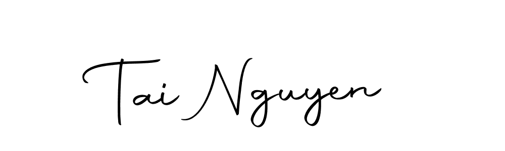 You should practise on your own different ways (Autography-DOLnW) to write your name (Tai Nguyen) in signature. don't let someone else do it for you. Tai Nguyen signature style 10 images and pictures png