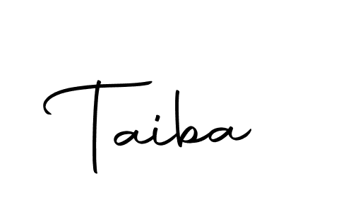How to make Taiba name signature. Use Autography-DOLnW style for creating short signs online. This is the latest handwritten sign. Taiba signature style 10 images and pictures png