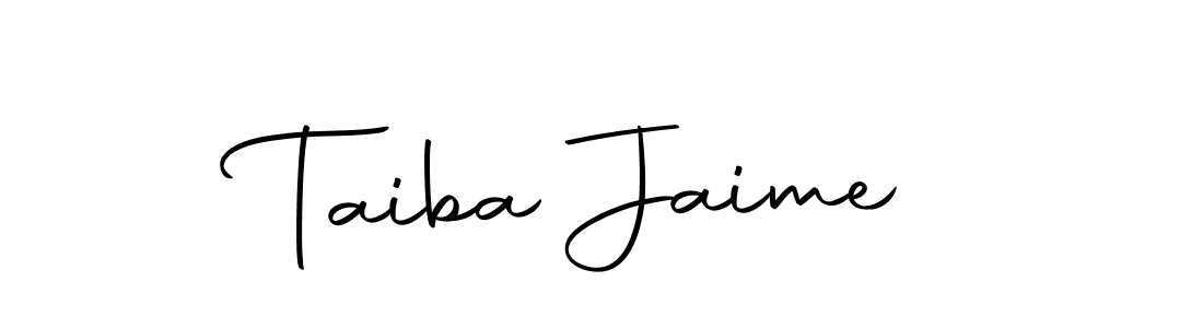 Once you've used our free online signature maker to create your best signature Autography-DOLnW style, it's time to enjoy all of the benefits that Taiba Jaime name signing documents. Taiba Jaime signature style 10 images and pictures png