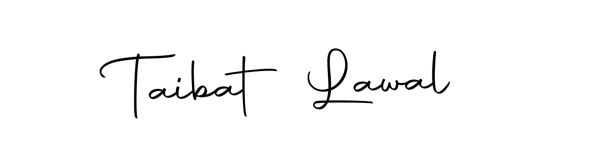 Use a signature maker to create a handwritten signature online. With this signature software, you can design (Autography-DOLnW) your own signature for name Taibat Lawal. Taibat Lawal signature style 10 images and pictures png
