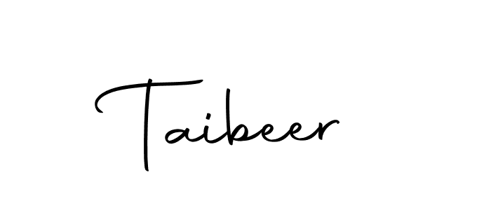 You should practise on your own different ways (Autography-DOLnW) to write your name (Taibeer) in signature. don't let someone else do it for you. Taibeer signature style 10 images and pictures png