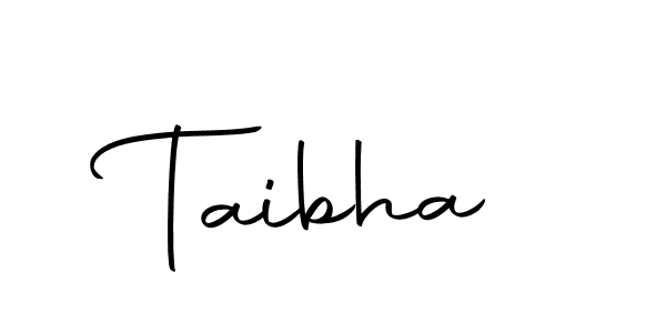 Taibha stylish signature style. Best Handwritten Sign (Autography-DOLnW) for my name. Handwritten Signature Collection Ideas for my name Taibha. Taibha signature style 10 images and pictures png