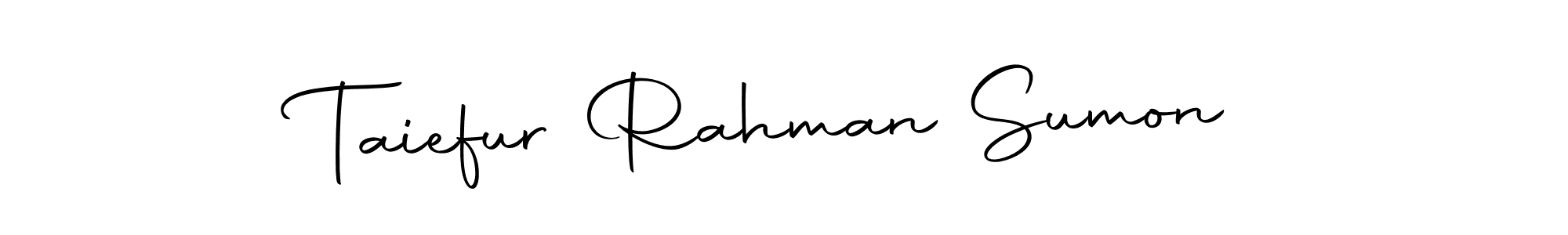 Design your own signature with our free online signature maker. With this signature software, you can create a handwritten (Autography-DOLnW) signature for name Taiefur Rahman Sumon. Taiefur Rahman Sumon signature style 10 images and pictures png