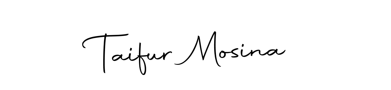 Taifur Mosina stylish signature style. Best Handwritten Sign (Autography-DOLnW) for my name. Handwritten Signature Collection Ideas for my name Taifur Mosina. Taifur Mosina signature style 10 images and pictures png