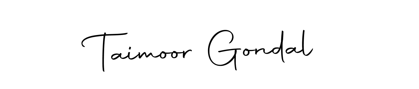 Also we have Taimoor Gondal name is the best signature style. Create professional handwritten signature collection using Autography-DOLnW autograph style. Taimoor Gondal signature style 10 images and pictures png