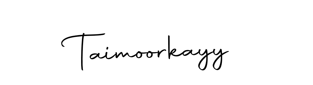 Use a signature maker to create a handwritten signature online. With this signature software, you can design (Autography-DOLnW) your own signature for name Taimoorkayy. Taimoorkayy signature style 10 images and pictures png