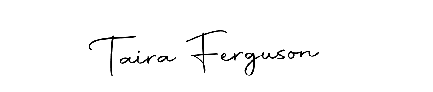 The best way (Autography-DOLnW) to make a short signature is to pick only two or three words in your name. The name Taira Ferguson include a total of six letters. For converting this name. Taira Ferguson signature style 10 images and pictures png