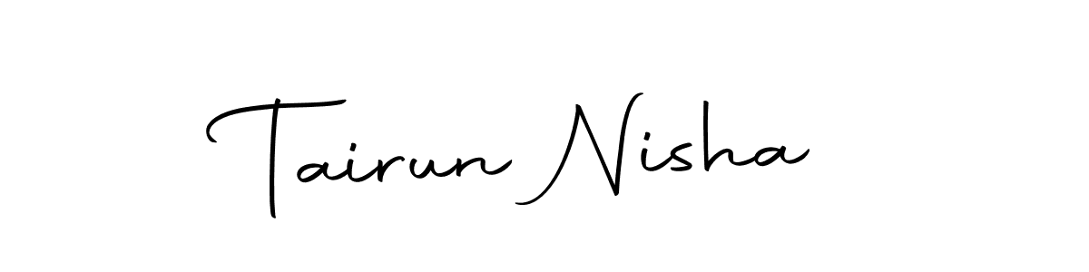 See photos of Tairun Nisha official signature by Spectra . Check more albums & portfolios. Read reviews & check more about Autography-DOLnW font. Tairun Nisha signature style 10 images and pictures png