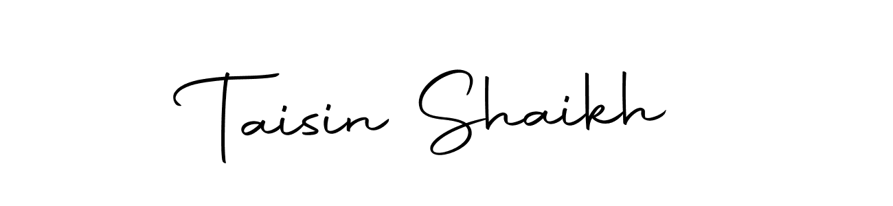 Also we have Taisin Shaikh name is the best signature style. Create professional handwritten signature collection using Autography-DOLnW autograph style. Taisin Shaikh signature style 10 images and pictures png