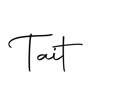 Make a beautiful signature design for name Tait. With this signature (Autography-DOLnW) style, you can create a handwritten signature for free. Tait signature style 10 images and pictures png