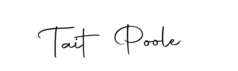 Similarly Autography-DOLnW is the best handwritten signature design. Signature creator online .You can use it as an online autograph creator for name Tait Poole. Tait Poole signature style 10 images and pictures png