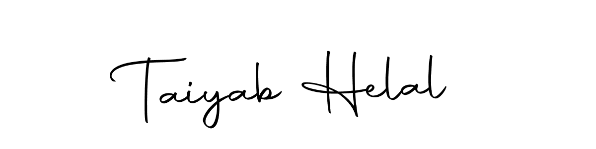 Use a signature maker to create a handwritten signature online. With this signature software, you can design (Autography-DOLnW) your own signature for name Taiyab Helal. Taiyab Helal signature style 10 images and pictures png