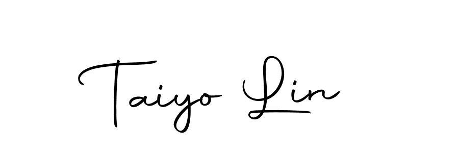 How to make Taiyo Lin name signature. Use Autography-DOLnW style for creating short signs online. This is the latest handwritten sign. Taiyo Lin signature style 10 images and pictures png