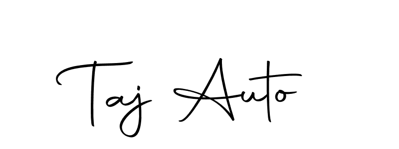 Create a beautiful signature design for name Taj Auto. With this signature (Autography-DOLnW) fonts, you can make a handwritten signature for free. Taj Auto signature style 10 images and pictures png