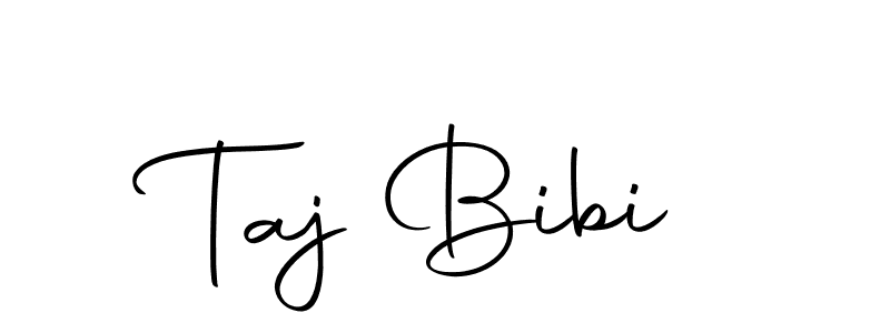 Create a beautiful signature design for name Taj Bibi. With this signature (Autography-DOLnW) fonts, you can make a handwritten signature for free. Taj Bibi signature style 10 images and pictures png