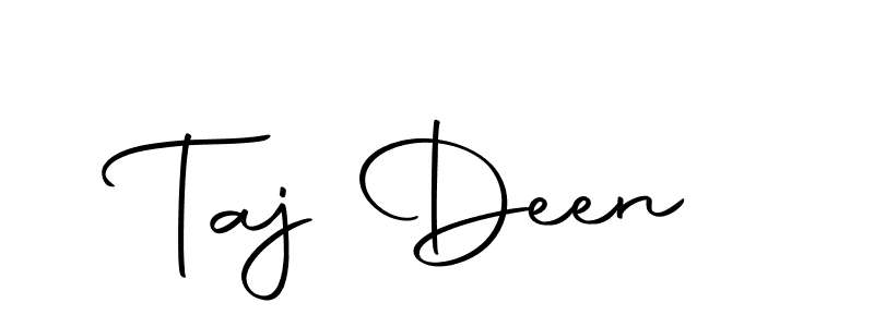 Similarly Autography-DOLnW is the best handwritten signature design. Signature creator online .You can use it as an online autograph creator for name Taj Deen. Taj Deen signature style 10 images and pictures png