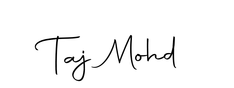 Also we have Taj Mohd name is the best signature style. Create professional handwritten signature collection using Autography-DOLnW autograph style. Taj Mohd signature style 10 images and pictures png