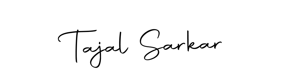 How to make Tajal Sarkar name signature. Use Autography-DOLnW style for creating short signs online. This is the latest handwritten sign. Tajal Sarkar signature style 10 images and pictures png