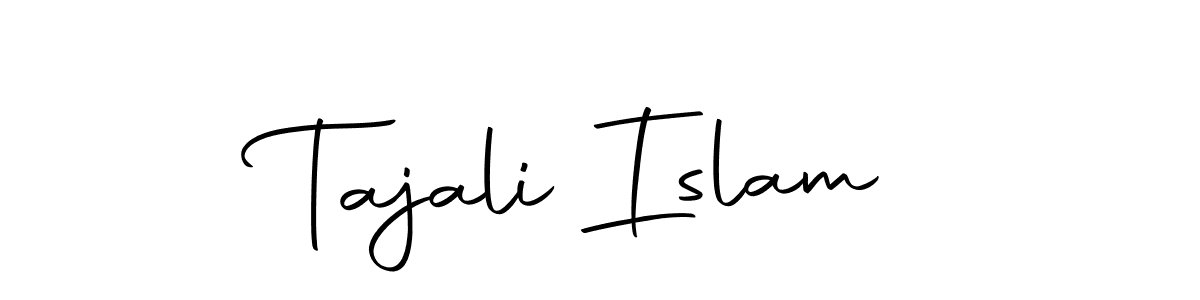 Use a signature maker to create a handwritten signature online. With this signature software, you can design (Autography-DOLnW) your own signature for name Tajali Islam. Tajali Islam signature style 10 images and pictures png
