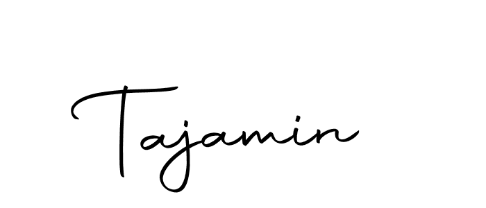 How to make Tajamin signature? Autography-DOLnW is a professional autograph style. Create handwritten signature for Tajamin name. Tajamin signature style 10 images and pictures png