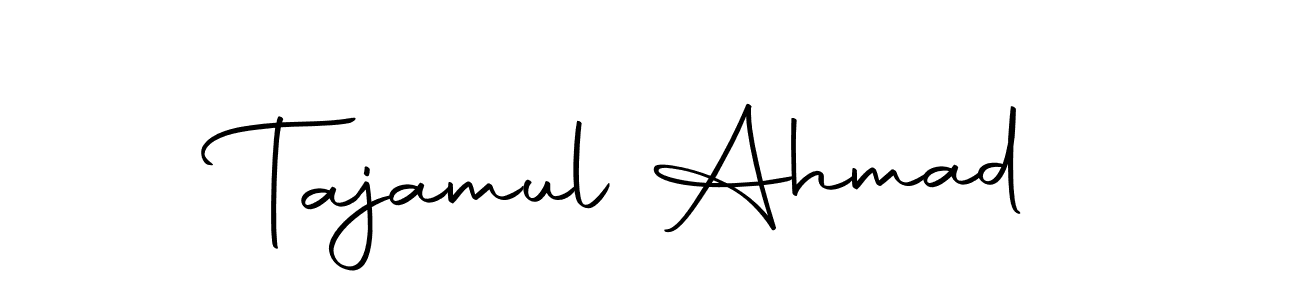 Create a beautiful signature design for name Tajamul Ahmad. With this signature (Autography-DOLnW) fonts, you can make a handwritten signature for free. Tajamul Ahmad signature style 10 images and pictures png