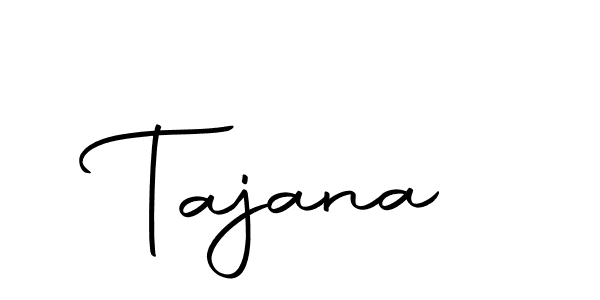 Use a signature maker to create a handwritten signature online. With this signature software, you can design (Autography-DOLnW) your own signature for name Tajana. Tajana signature style 10 images and pictures png