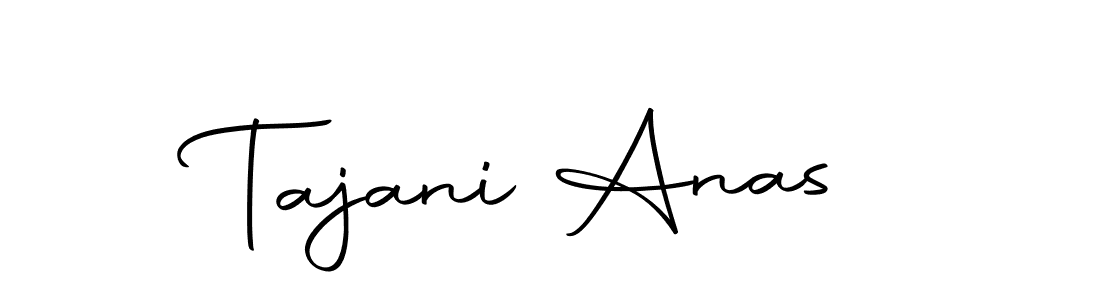 Similarly Autography-DOLnW is the best handwritten signature design. Signature creator online .You can use it as an online autograph creator for name Tajani Anas. Tajani Anas signature style 10 images and pictures png