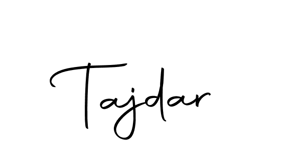 Make a beautiful signature design for name Tajdar. With this signature (Autography-DOLnW) style, you can create a handwritten signature for free. Tajdar signature style 10 images and pictures png