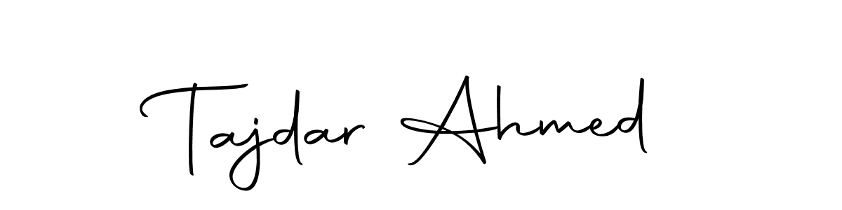 Also we have Tajdar Ahmed name is the best signature style. Create professional handwritten signature collection using Autography-DOLnW autograph style. Tajdar Ahmed signature style 10 images and pictures png