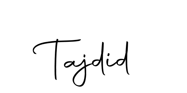 See photos of Tajdid official signature by Spectra . Check more albums & portfolios. Read reviews & check more about Autography-DOLnW font. Tajdid signature style 10 images and pictures png