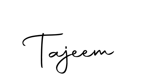 You should practise on your own different ways (Autography-DOLnW) to write your name (Tajeem) in signature. don't let someone else do it for you. Tajeem signature style 10 images and pictures png