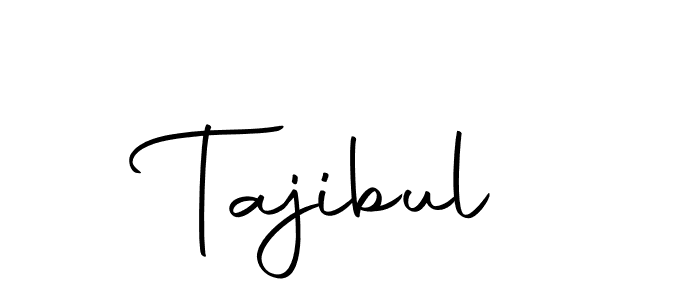 Use a signature maker to create a handwritten signature online. With this signature software, you can design (Autography-DOLnW) your own signature for name Tajibul. Tajibul signature style 10 images and pictures png