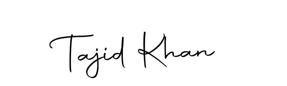You should practise on your own different ways (Autography-DOLnW) to write your name (Tajid Khan) in signature. don't let someone else do it for you. Tajid Khan signature style 10 images and pictures png