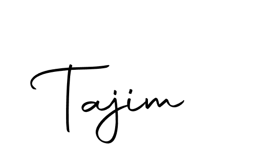 You should practise on your own different ways (Autography-DOLnW) to write your name (Tajim) in signature. don't let someone else do it for you. Tajim signature style 10 images and pictures png