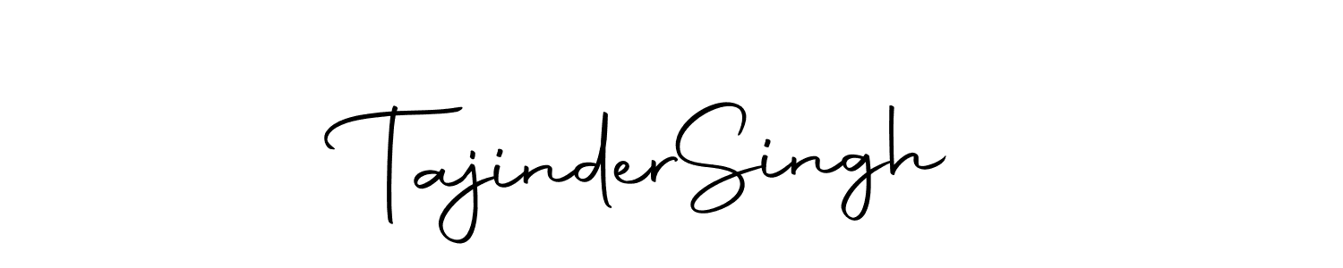 How to make Tajinder  Singh name signature. Use Autography-DOLnW style for creating short signs online. This is the latest handwritten sign. Tajinder  Singh signature style 10 images and pictures png