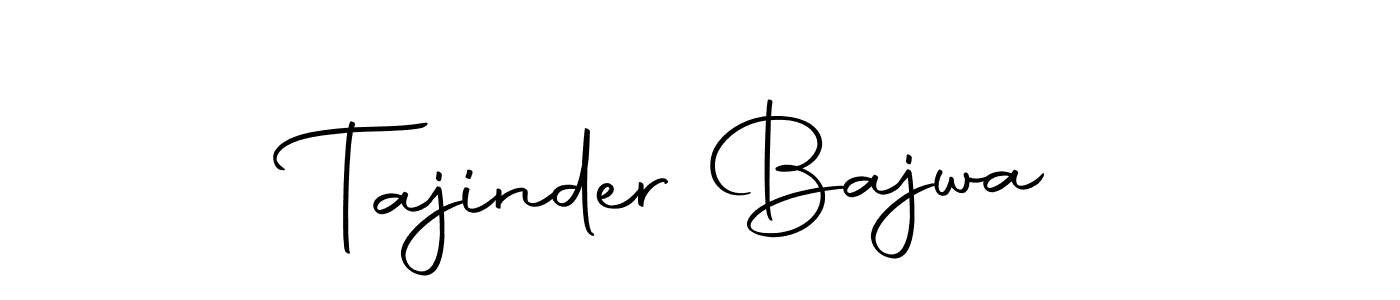 Create a beautiful signature design for name Tajinder Bajwa. With this signature (Autography-DOLnW) fonts, you can make a handwritten signature for free. Tajinder Bajwa signature style 10 images and pictures png