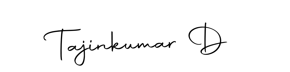 The best way (Autography-DOLnW) to make a short signature is to pick only two or three words in your name. The name Tajinkumar D include a total of six letters. For converting this name. Tajinkumar D signature style 10 images and pictures png