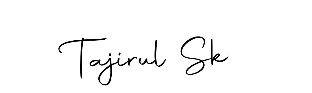 How to make Tajirul Sk name signature. Use Autography-DOLnW style for creating short signs online. This is the latest handwritten sign. Tajirul Sk signature style 10 images and pictures png