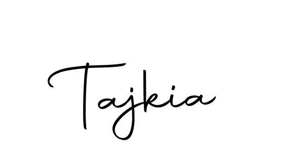 Make a beautiful signature design for name Tajkia. Use this online signature maker to create a handwritten signature for free. Tajkia signature style 10 images and pictures png