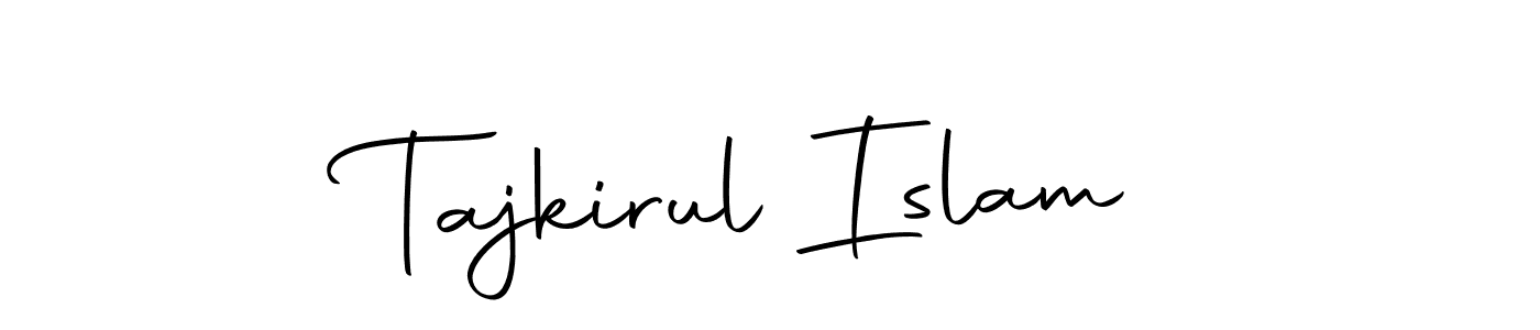 The best way (Autography-DOLnW) to make a short signature is to pick only two or three words in your name. The name Tajkirul Islam include a total of six letters. For converting this name. Tajkirul Islam signature style 10 images and pictures png