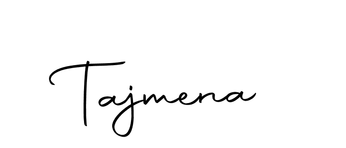 Use a signature maker to create a handwritten signature online. With this signature software, you can design (Autography-DOLnW) your own signature for name Tajmena. Tajmena signature style 10 images and pictures png